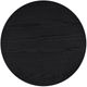 Coaster® Sweeney Chenille Black Round Wood Occasional Side End Table-5