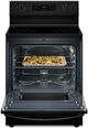 Whirlpool® 30" Black Freestanding Electric Range-2