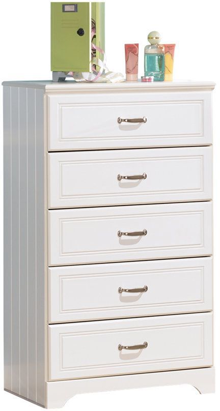 Signature Design by Ashley® Lulu 3-Piece White Full Panel Bed Set-2