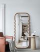 A & B Home Brown Floor Mirror-5