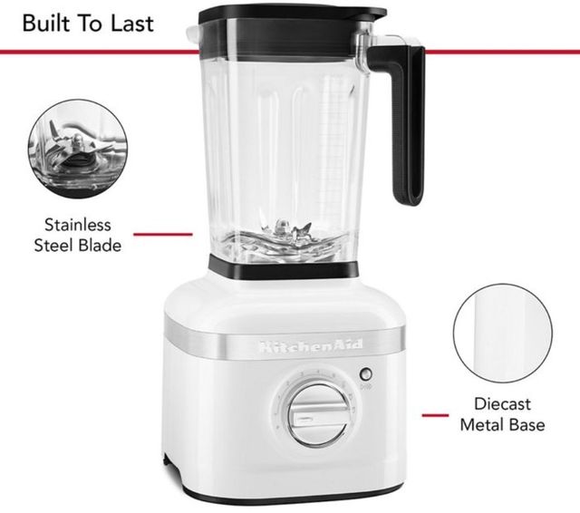 KitchenAid® K400 White Counter Blender with Tamper-3