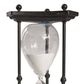 A & B Home Thetis Black/White 60-Minute Hourglass with Iron Stand-1