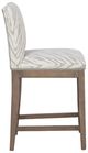 Fairfield® Customizable Entree Dining Nova Counter Stool with Mica Legs-2