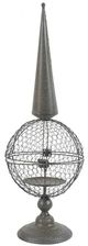 A & B Home Gray Candle Holder-0