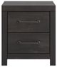 Signature Design by Ashley® Hollivern Dark Gray Nightstand-1