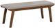 Winners Only® Uptown Gray/Medium Walnut Bench-0