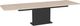 Amisco Customizable Lucarelli 120" Rectangular Extendable Table with 1" White Oak Veneer Top, Radius Corners and 1 Leaf-1