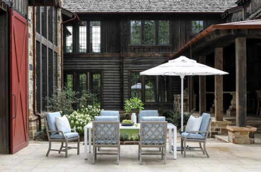 Lane Venture® Willow Gray Dining Arm Chair-2