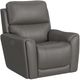 Flexsteel® Latitudes Carter Smoke Power Recliner with Power Headrest and Lumbar-0