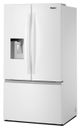Whirlpool® 36" 29.58 Cu. Ft. White French Door Refrigerator with Dual Ice Makers -3