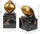 Uttermost® Golden Finch 2-Piece Black/Brass Bird Figurine Set-5