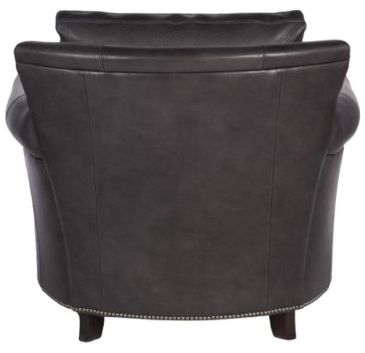 Bradington-Young Richardson Charcoal 8-Way Hand Tie Stationary Chair-2