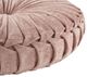 Olliix by Intelligent Design Loretta Blush 22" Diameter x 6" Poly Chenille Round Floor Pillow Cushion-2