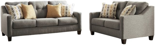 Benchcraft® Daylon 2-Piece Graphite Living Room Set-0