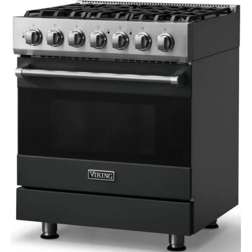 Viking® 3 Series 30" Antique Bronze Pro Style Dual Fuel Range-3