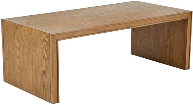 Flexsteel® Waterfall Light Oak Coffee Table-0