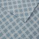 Olliix by True North by Sleep Philosophy Blue Geo King Cozy 100% Cotton Flannel Printed Sheet Set-1