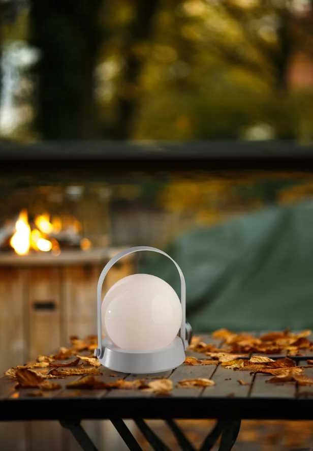 Adesso® Millie White LED Table Lantern-2