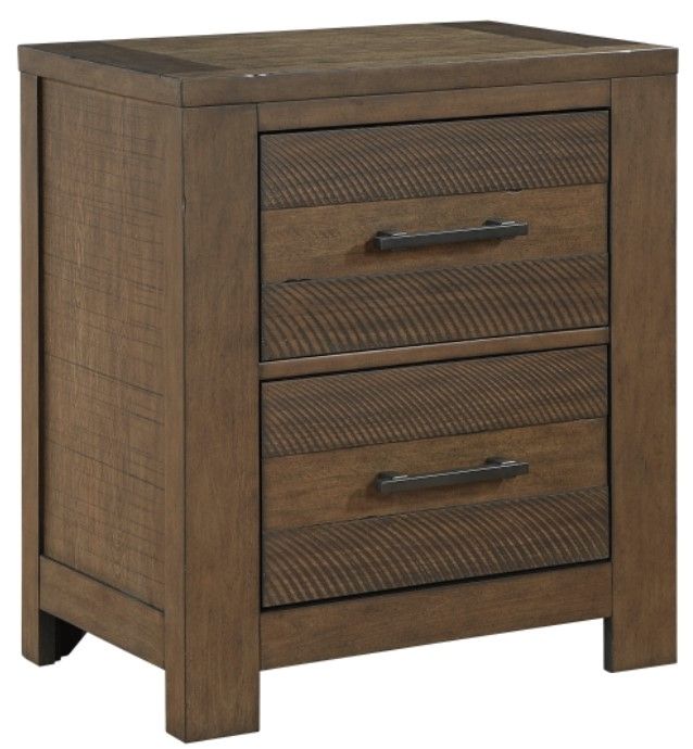Mazin Furniture Conway Antique Brown Nightstand-0