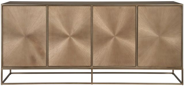 Universal Explore Home™ New Modern Fusion Aged Brass Credenza-2