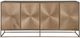 Universal Explore Home™ New Modern Fusion Aged Brass Credenza-2