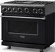 Viking® 7 Series 36" Onyx Pro Style Dual Fuel Range with Griddle-3