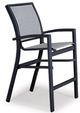 Telescope Casual Kendall Sling Stacking Balcony Height Arm Chair-0