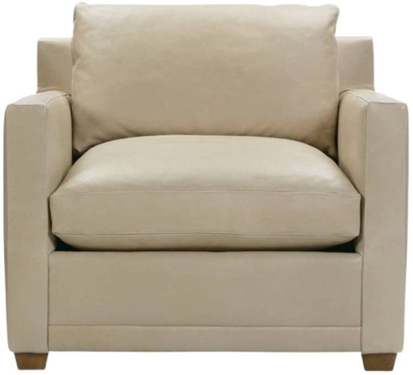 Rowe® Customizable Sylvie Leather Chair-1