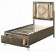 ACME Furniture Skylar Dark Champagne Full Panel Bed-2