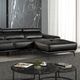 Furniture of America® Vadso Black Sectional with Right Chaise-1