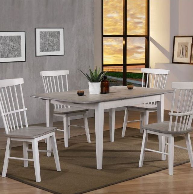 Winners Only® Brantley White Comb Back Side Chair-3