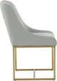 TOV Furniture Lisa by Inspire Me! Home Decor Gold/Gray Dining Chair-4