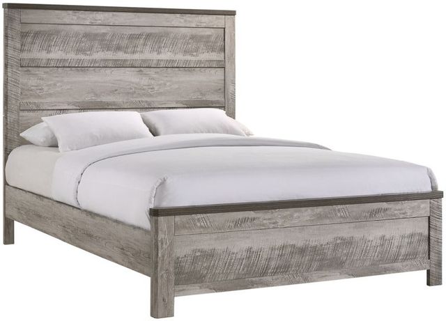 Elements International Millers Cove 4-Piece Gray Full Panel Bedroom Set-2