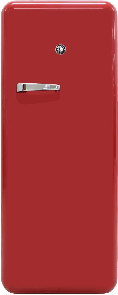 Brama 24" 9.9 Cu. Ft. Red Retro Compact Refrigerator