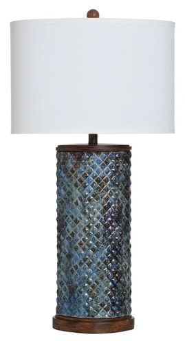 StyleCraft Blue Opal Table Lamp-0