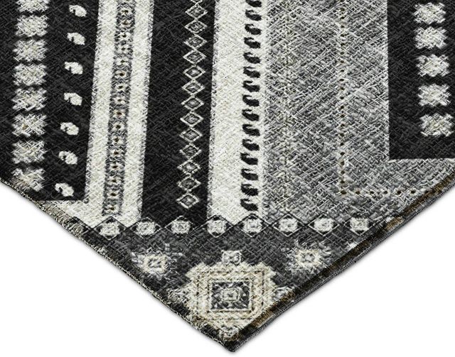 Dalyn™ Rug Company Portico PO5 Black 5'x8' Area Rug-2