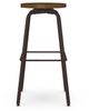Amisco Customizable Button Swivel Bar Stool-1