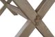 Bassett® Furniture Customizable BenchMade Crossbuck 90" Oak Live Edge Dining Table-3