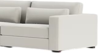 Bassett® Furniture Moby White Right-Arm Facing Chair