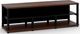 Salamander Designs® Synergy Open Center Triple 20 AV Cabinet-Dark Walnut/Black-0