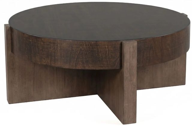 Sunny Designs™ Boise Tobacco Leaf Coffee Table with Buckskin Base-0