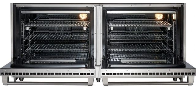 Wolf® 60" Stainless Steel Pro Style Natural Gas Range-1