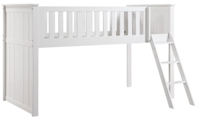 Homelegance® Galen White Twin Low Loft Bunk-0