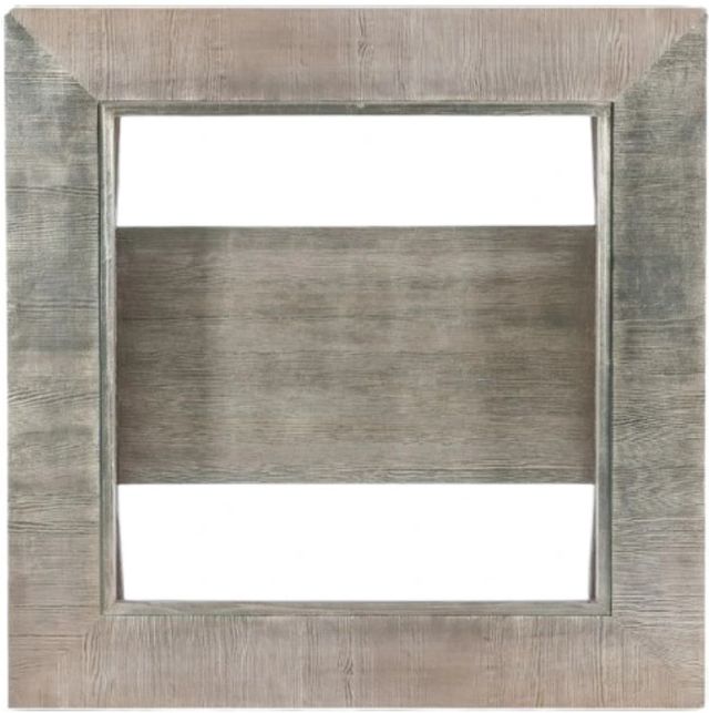 Hooker® Furniture Melange Saber Glass Top Cocktail Table with Silver Base-3