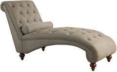 Homelegance® Bonne Brown Chaise