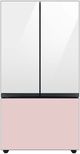 Samsung Bespoke 36" Pink Glass French Door Refrigerator Bottom Panel-2