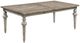 Emerald Home Interlude Sandstone Buff Table with Leaf-0