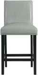 Elements International Meridian Black/Gray Counter Side Chair-1