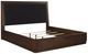 Signature Design by Ashley® Kendamor Dark Brown Queen Upholstered Panel Bed-0