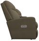 La-Z-Boy® Finley Driftwood Power Wall Reclining Loveseat with Console, Headrest, and Lumbar-3